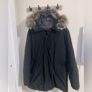 Michael Kors Black Parka Like New